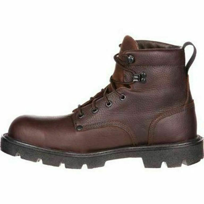 LEHIGH SAFETY STEEL TOE WORK BOOT LEHI015 Brown (Size: 8 W)