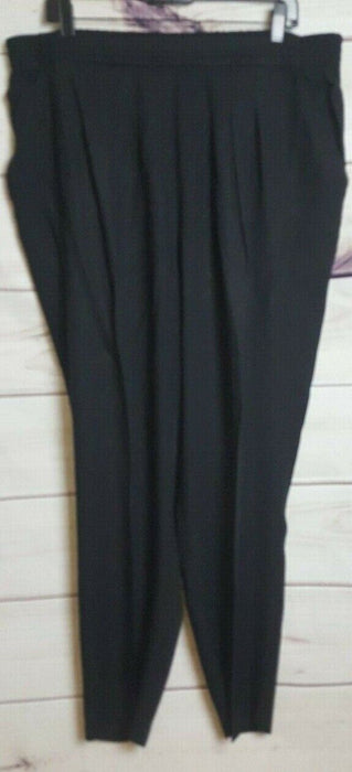 Casabanca II | Plus Size Black Dressy Pants (Size: See measurements)