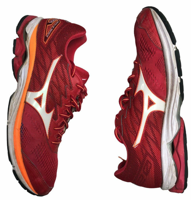 Mizuno Wave Rider 20 Red/Orange Running Shoes Women's (Size: 11) J1GD170315