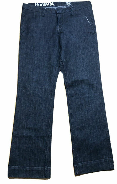 Hurley 99 Low Rider Jeans Dark Wash Blue (Size: 32)