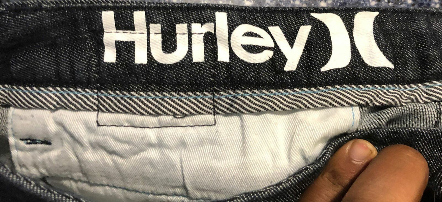 Hurley 99 Low Rider Jeans Dark Wash Blue (Size: 32)