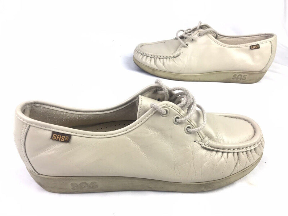 SAS Simplify Hand Crafted Comfort Beige Soft & Step Shoes Women's (Size: 8)