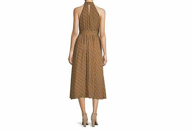 Worthington Brown Cancer Sleeveless Midi A-Line Dress (Size: 20W) 9450367010404