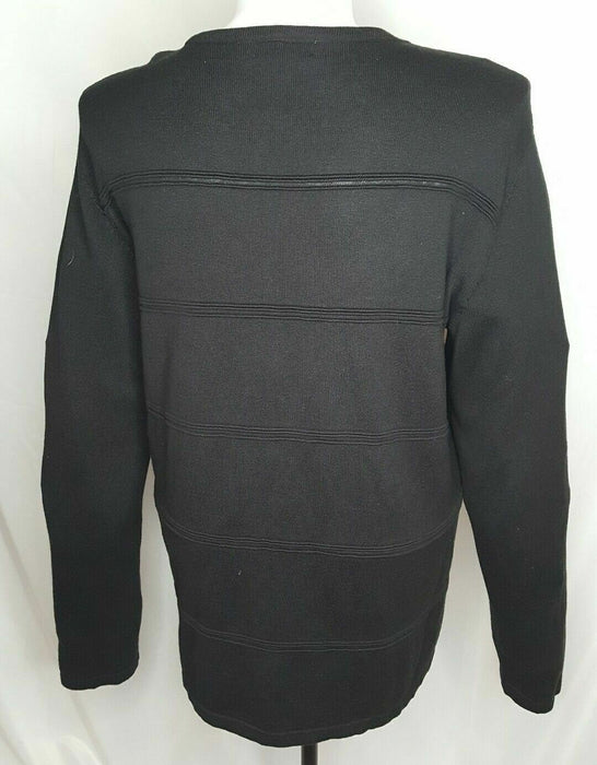 Calvin Klein Black Long Sleeve Pullover Sweater (Size: XL)