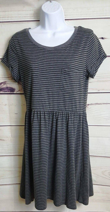 H&M Divided Women's Fit & Flare Striped Dress Gray  (Size: Small) NWOT!