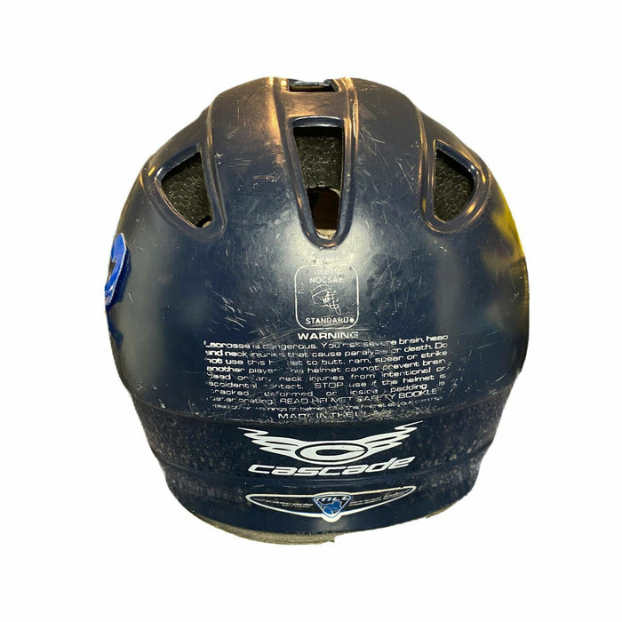 Cascade Adult CPX Lacrosse Helmet w/ Throat Guard Blue (Estimated Adult Size: S)