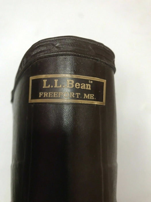 L.L. Bean Freeport ME Brown Rubber Steel Shank Over Shoe Boots Men's (Size: 6)