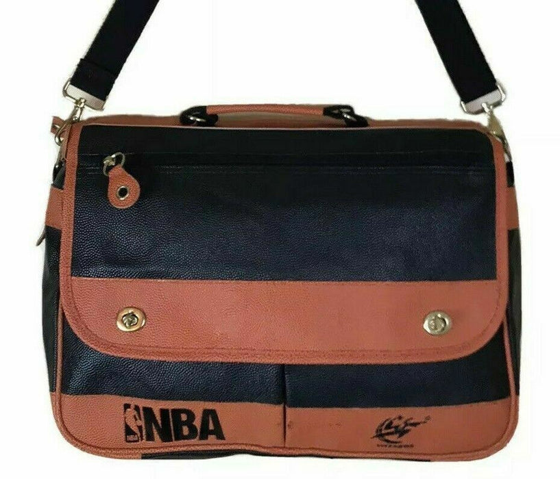 NBA Basketball Washington Wizards Spalding Leather Computer Bag (16L x 12H x 4W)