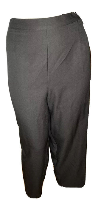 Helene Blake | Black Comfort Waist Slacks (Size Plus: 34W)