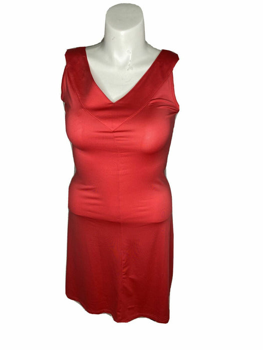 Signature Weekend Salmon V-Neck Dress Women's (Size: S/P)