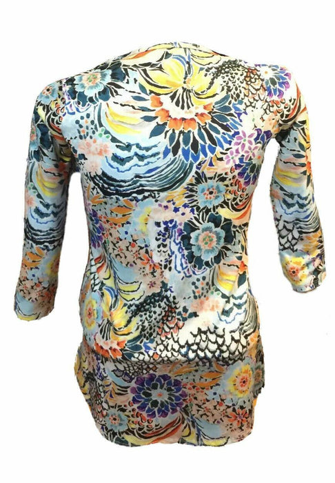 Allison Taylor Floral 3/4 Sleeve Top (Size: S)