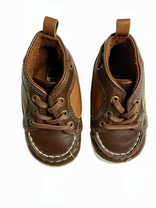 Carter Classic Crib Brown Shoes Baby Boys (Size: 9-12M)