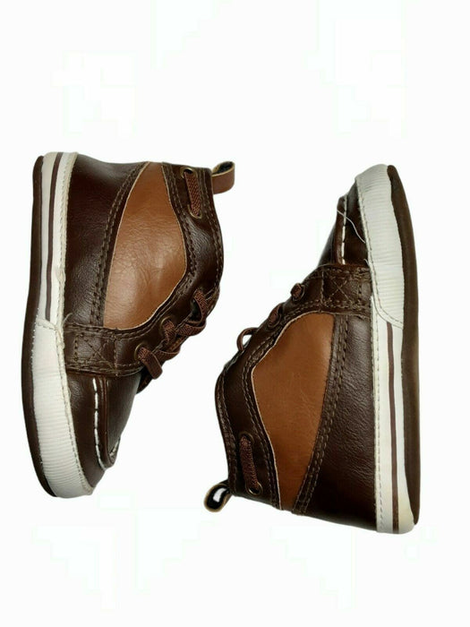 Carter Classic Crib Brown Shoes Baby Boys (Size: 9-12M)