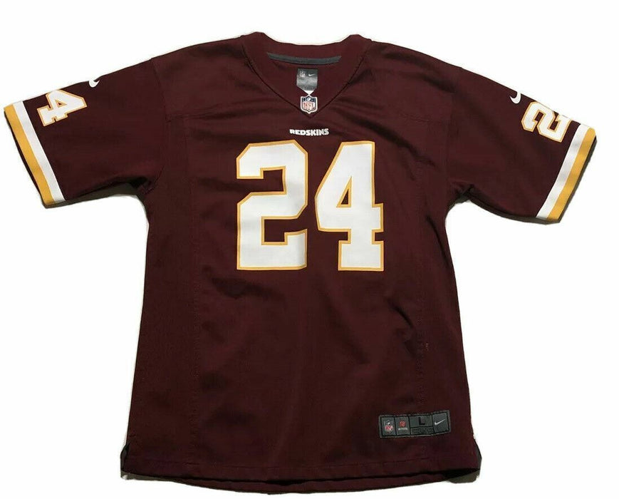 Washington Redskins Nike On Field  # 24 Josh Norman Jersey Red (Youth Size: L)