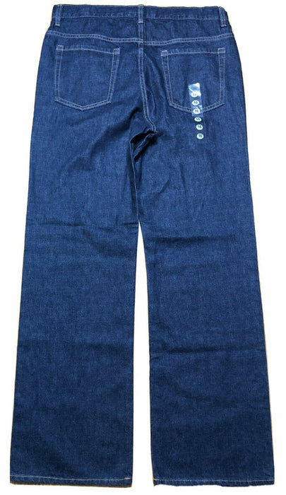 Old Navy | Straight Fit Bootcut Jeans | Dark Wash Blue ( Youth Size: 16)