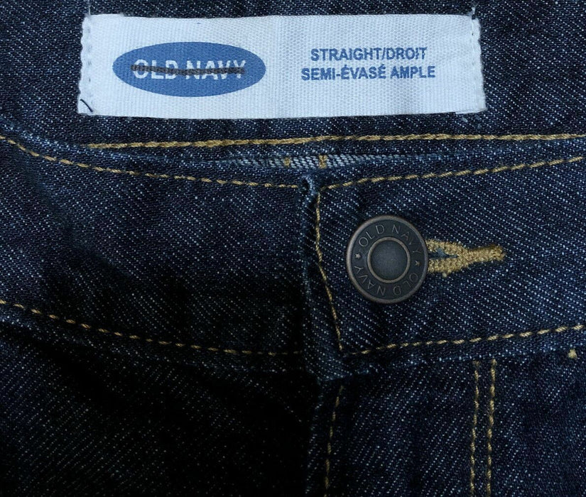 Old Navy | Straight Fit Bootcut Jeans | Dark Wash Blue ( Youth Size: 16)