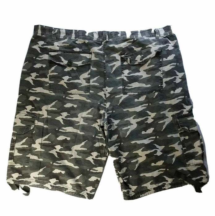 Enyce Woodland Camouflage Ripstop Cargo Shorts (Big & Tall: 50 X 11)