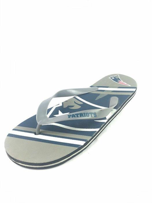 NFL New England Patriots Team Appeal Football Thong Flip Flops Men's (Size: 10)