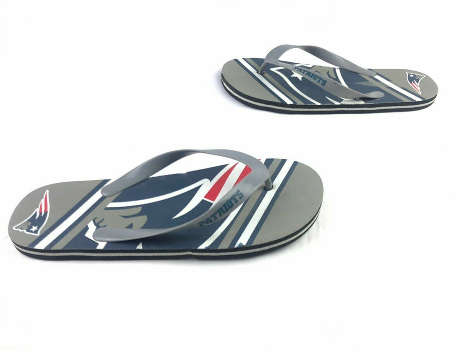 NFL New England Patriots Team Appeal Football Thong Flip Flops Men's (Size: 10)