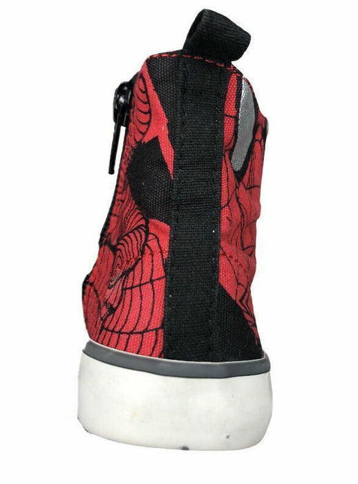 Gap Baby Marvel Spiderman High Top Sneaker Black/Red Shoes (Size: 6)