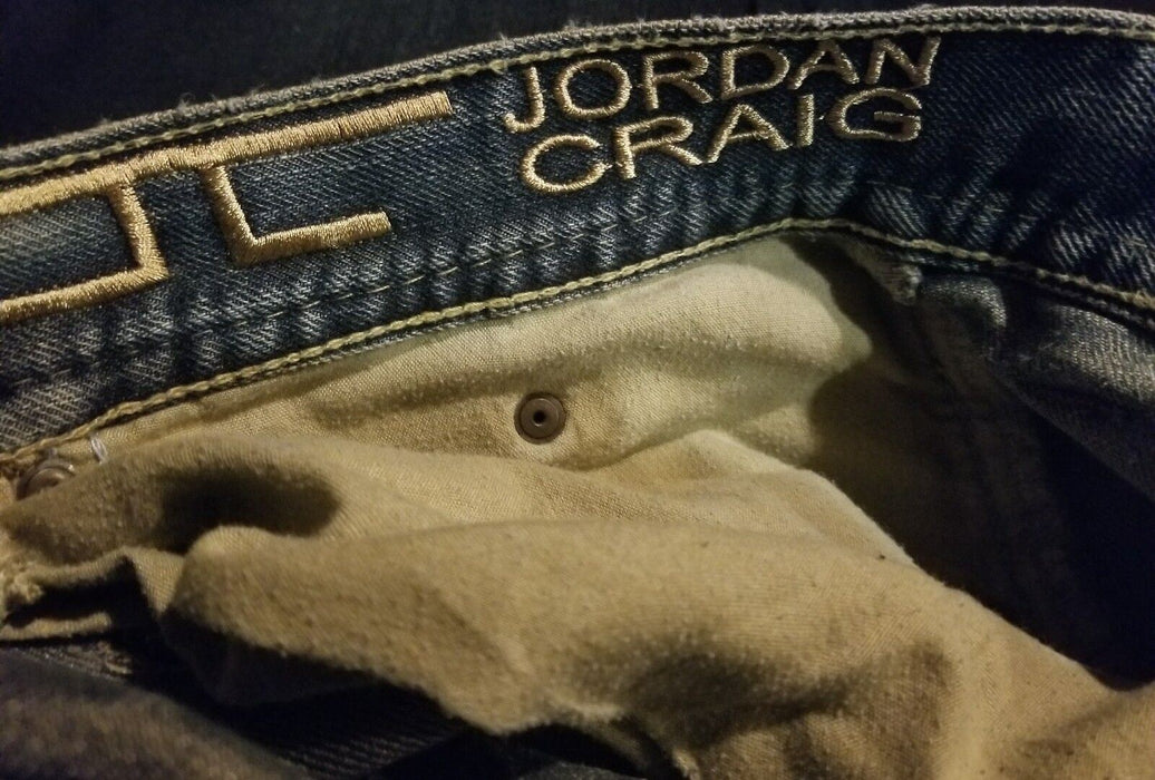 Men's JORDAN CRAIG denim Blue Jeans (W32 x L32)