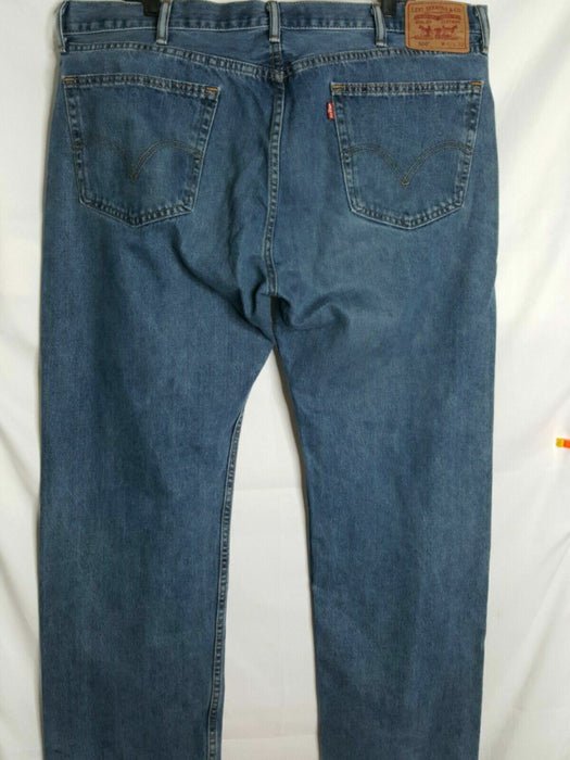 Levi's Jeans  505 Regular Fit  Medium Wash Blue (Size Big & Tall 42 X 32)