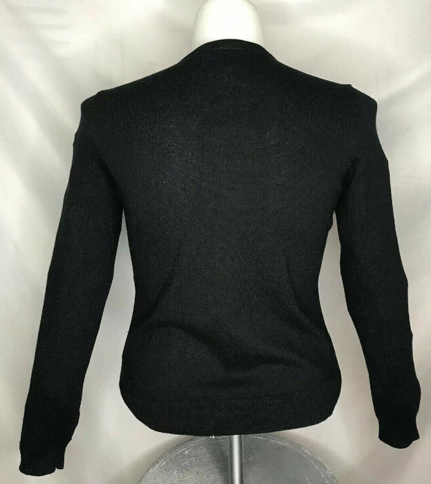 H&M Black 6 Button Long Sleeve Swearter (Size: XL)