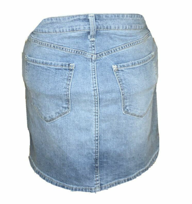 Arizona Light Blue Mini Jean Skirt (Size: 11)