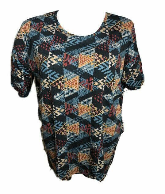 LuLaRoe Black 3/4 Sleeve Mermaid Irma Top (Size: M)