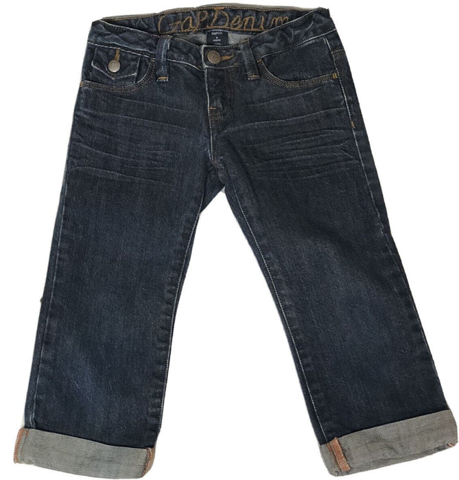 Gap Denim Kids Designer Carpi Jeans Dark Wash (Kid Size: 6R)