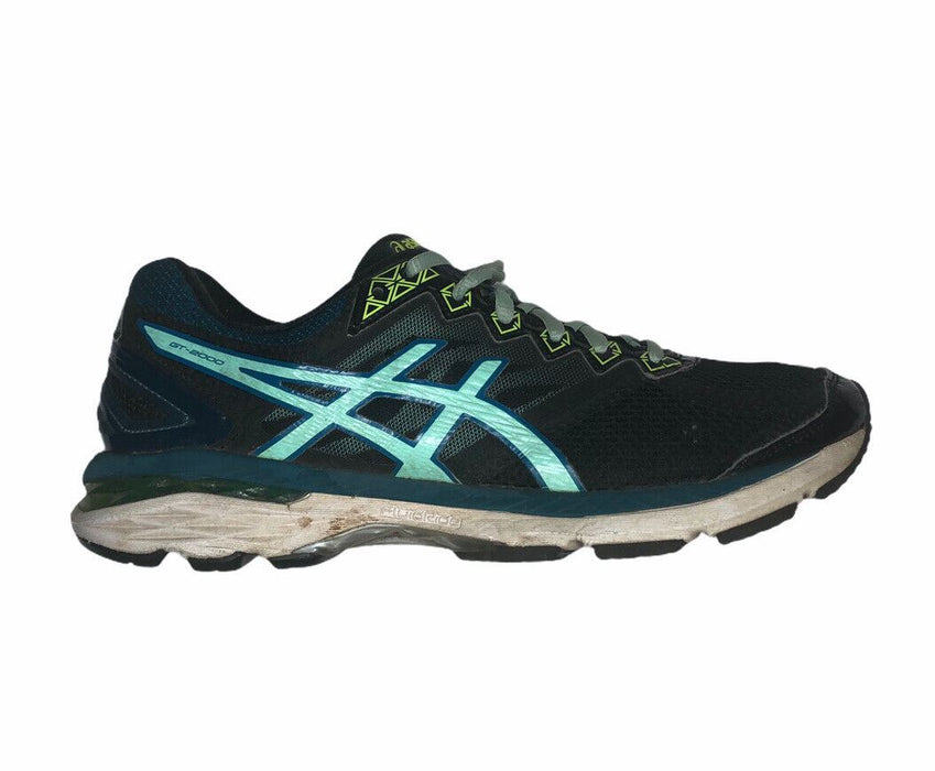 Asics GT-2000 4 Blue & Black Running Sneaker Shoes Women's (Size: 8.5) T656N