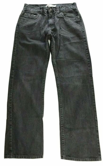 Levi's 505 Regular Fit Jeans Black (Boys Size: 20R)