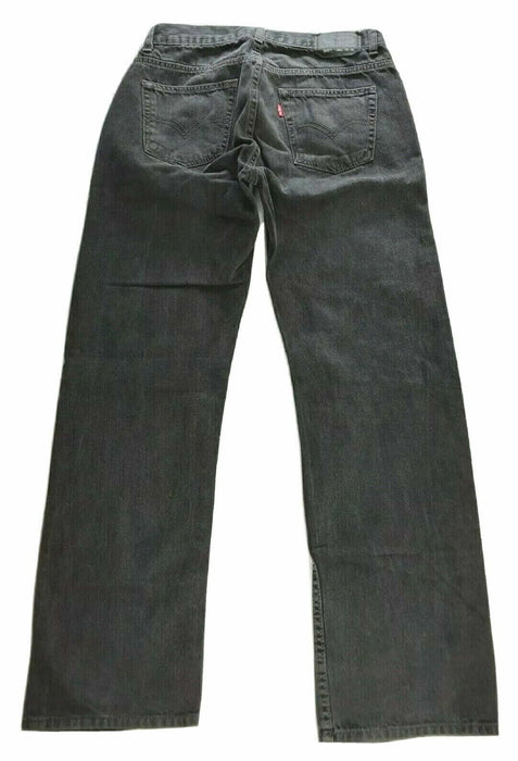 Levi's 505 Regular Fit Jeans Black (Boys Size: 20R)