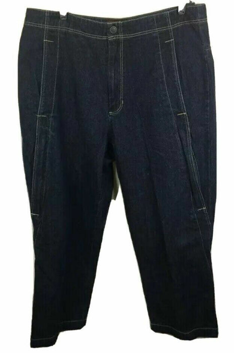 Old Navy Industrial Jeans  Vintage Loose Fit Cargo Pocket Demin (SIze: 34 X 32)