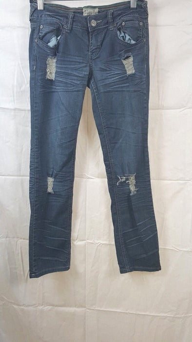 YNQ Jeans "Ripped Stretch" Jeans (Size: 5)