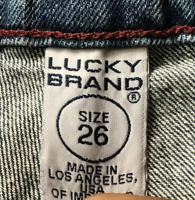 Lucky Brand Clover Edition Taper Fit Stretch Corp Jeans Size: 26 x 21)