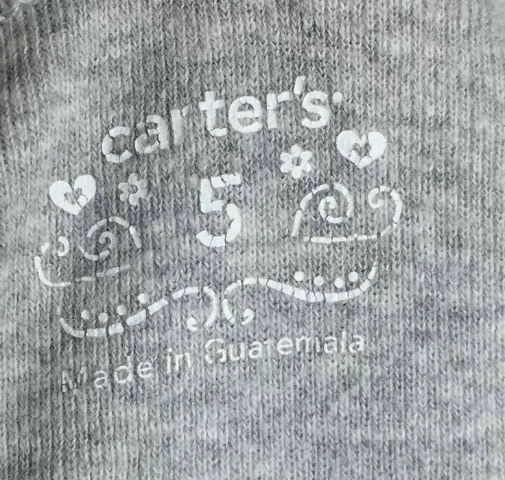 Carter's Girls "Every Body Loves Me" Shirt Gray/Pink (Size: 5)