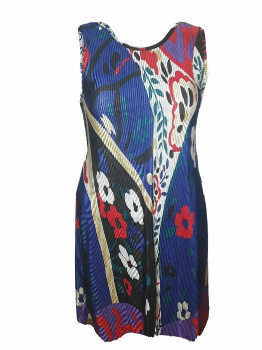 Women's Multicolor Floral Sleeveless Dress