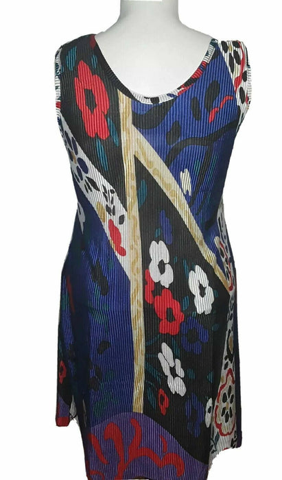 Women's Multicolor Floral Sleeveless Dress