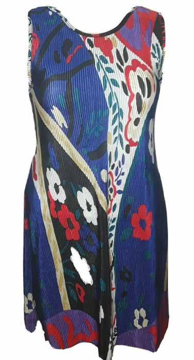 Women's Multicolor Floral Sleeveless Dress