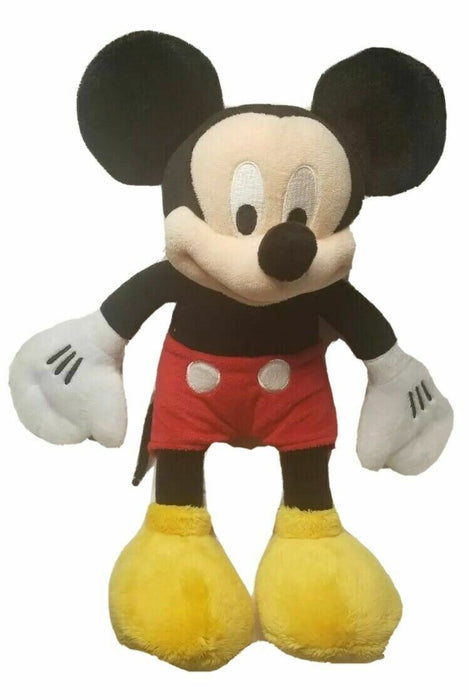 Disney Store Authentic Original Mickey Mouse Plush Soft Doll (Size: 14")