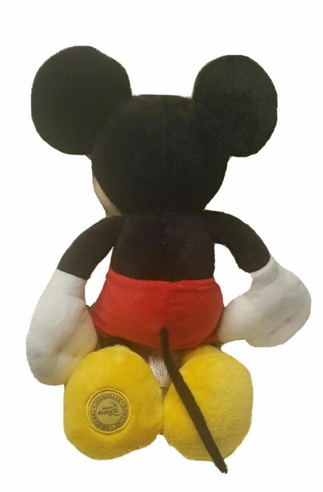 Disney Store Authentic Original Mickey Mouse Plush Soft Doll (Size: 14")