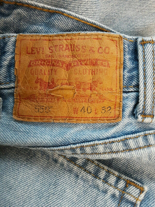 Levi's 550 Vintage Relaxed Fit Jeans Light Wash (Big & Tall: 40 x 32) 005504834