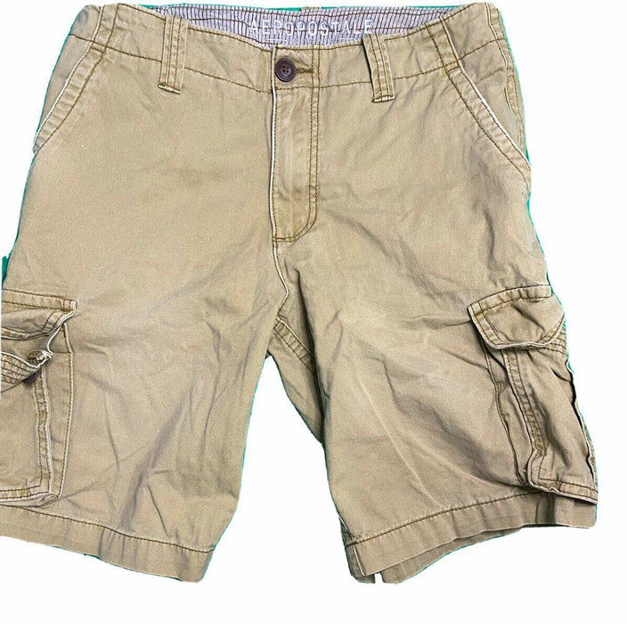 Aepostale Heavy Cotton Men's Cargo Shorts | Khaki (Size: 30 x 11)