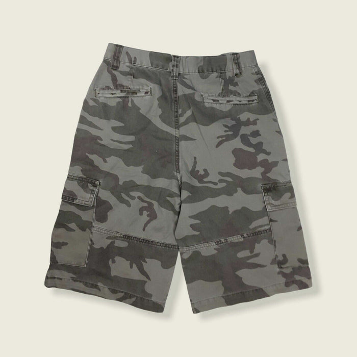 Route 66 Woodland Camouflage Cargo Boys Shorts (Size: 12L)