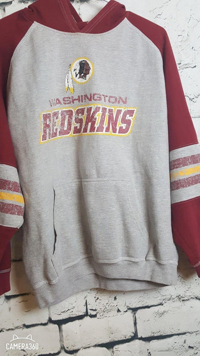 Washington Redskins Gray and Burgundy Sweater Hoodie (Boys Size: XXL 18)