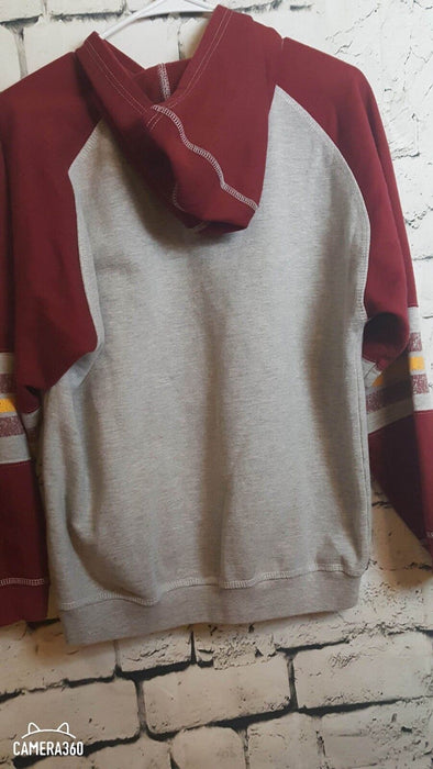 Washington Redskins Gray and Burgundy Sweater Hoodie (Boys Size: XXL 18)