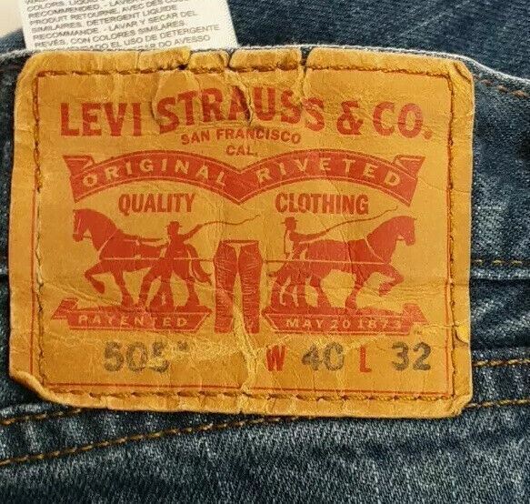 Levi's 505 Regular Fit Jeans Medium Wash (Big & Tall: 40 x 30) 005050965