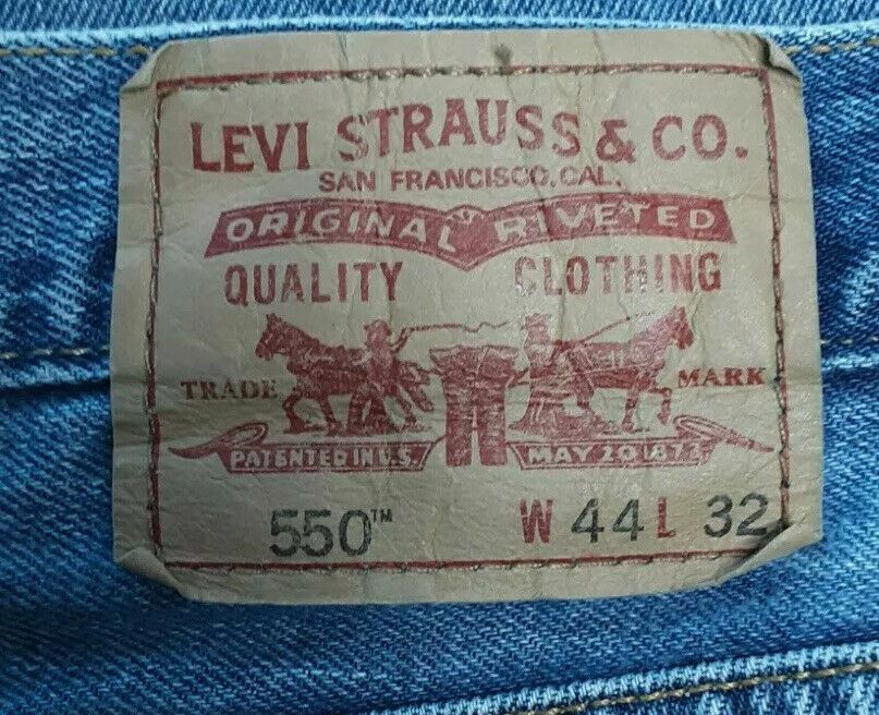 Levi's 550 Relaxed Fit Jeans Medium Wash (Big & Tall: 44 x 32) 005500027