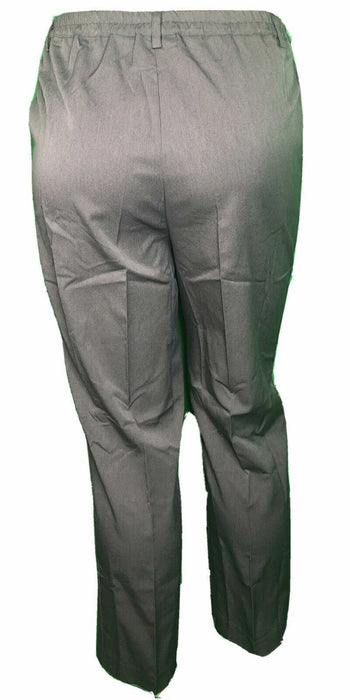 Appleseed's Charcoal Gray Pleated Pants (Size: 16)